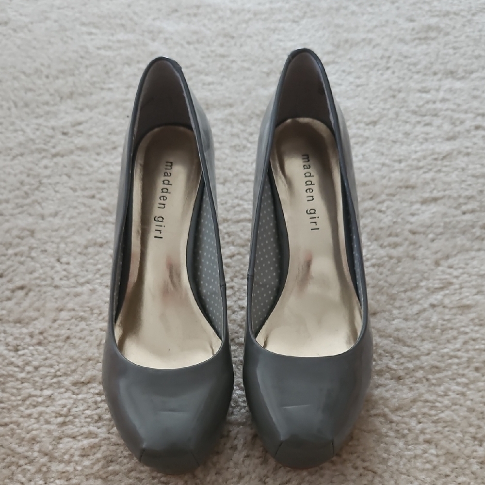 Madden Girl Charcoal Heels